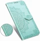 Чехол Vintage для Xiaomi Mi 8 Lite книжка кожа PU бирюзовый - изображение 8
