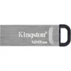 USB Flash Kingston 128GB USB 3.2 Gen 1 DataTraveler Kyson Metal, Silver/Black, Retail - зображення 1