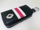 Ключница для авто KeyHolder Prestige Car RENAULT Черно-белая с красным - изображение 1