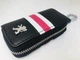 Ключница для авто KeyHolder Prestige Car PEUGEOT Черно-белая с красным - изображение 1