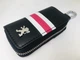 Ключница для авто KeyHolder Prestige Car PEUGEOT Черно-белая с красным - изображение 2