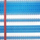 Тканина декоративна Едельвіка Тіффані рапорт біло-голуба ТДК-92 5/6 - зображення 2