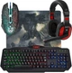 Комплект Defender Target MKP-350 Black, USB, клавиатура+мышь+коврик+наушники - изображение 1