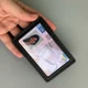 Кожаная обложка для ID-паспорта, банковских карт Черный матовый - изображение 3