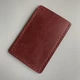 Шкіряна обкладинка для ID-паспорта, банківських карт Бордовий матовий - зображення 3