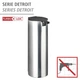 Дозатор для мила Wenko Turbo-Loc® Detroit, 6 х 16,5 х 8 см, 240 мл, нержавіюча сталь, серебристий - зображення 2