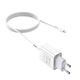 Блок питания - зарядный адаптер HOCO Asombroso C81A 1USB 2.1A набор с кабелем Lightning белый - изображение 6