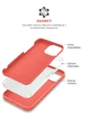 Силіконовий чохол для Apple iPhone 13, ICON2 Case, Рожевий, протиударний, панель, захист всього корпусу, матова поверхня Soft Touch, виступає над дисплеєм, сумісний із захисними склом і плівками, з мікрофіброю, ArmorStandart (ARM60478) - зображення 6