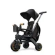 Складаний триколісний велосипед Doona Liki Trike S5 Nitro Black - зображення 1