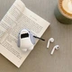 Силиконовый чехол Alitek для наушников Apple AirPods 1 / 2 Акула + карабин - изображение 3