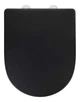 Сидения для унитаза Wenko Exclusive No. 3, 36,5 x 45 см, дюропласт, черный - изображение 1