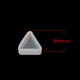 Форма для эпоксидной смолы Finding Молд треугольник Белый Силикон 9 мм x 9 мм - изображение 2