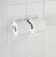 Держатель запасных рулонов туалетной бумаги Wenko Power-Loc® Duo Puerto Rico, 27 х 7 х 6,5 см, цинковое литье под давлением, хром - изображение 3