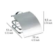 Держатель для туалетной бумаги Wenko Turbo-Loc® Stainless Steel Cover, нержавеющая сталь, 12 x 9,5 x 13 см, блестящая - изображение 2