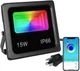 Прожектор SMART LED 15W IP66 RGB bluetooth з додатком - зображення 1