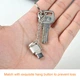 Карт ридер card reader для разъема MICRO USB и карты TF MicroSD серебро - изображение 4
