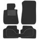Килимки в салон Optimal для BMW 3 E90 '05-11 текстильні сірі (комплект) - зображення 1