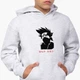 Худи детский Какаши Хатаке Наруто (Hatake Kakashi Naruto) Светло-серый меланж (9298-3054) 140 см - изображение 2