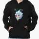 Худі чоловічий Морті Сміт Рік і Морті (Morty Smith Rick and Morty) (9225-2945-1) Чорний S - зображення 1