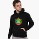 Худі чоловічий Рік Санчез Рік і Морті (Rick Sanchez Rick and Morty) (9225-2933-5) Чорний XXL - зображення 3