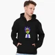 Худі чоловічий Рік Санчез і Морті Сміт Рік і Морті (Rick Sanchez and Morty Smith Rick and Morty) (9225-2934-3) Чорний L - зображення 2