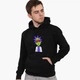 Худі чоловічий Рік Санчез і Морті Сміт Рік і Морті (Rick Sanchez and Morty Smith Rick and Morty) (9225-2934-3) Чорний L - зображення 3