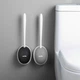 Ершик для унитаза MBM HOME BP-21 клеящийся пластиковый бело-серый - изображение 9