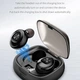 Бездротові Bluetooth навушники WUW з посиленим басом та екраном Чорні - зображення 3