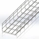 Лоток сетчатый CMS 200х100х2500, проволока Ø4 мм, белый цинк CMS-WBC4-100100Z - изображение 1