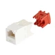 Модуль Panduit Keystone RJ45, UTP, cat.5e, Mini-Com, белый, CJ5E88TGAW - изображение 2