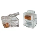 Конектори телефонні Kingda RJ12, 6p6c, 100шт KDPG8008 - зображення 1