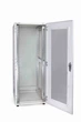 Шафа серверна підвісна IP 19" 18U 600x1000 двері скло - зображення 1