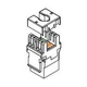 Модуль Premium Line Keystone UTP узкий 180°, cat.6A, Dual Type IDC, цвет белый 109121010 - изображение 3