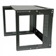 Кронштейн настенный CMS 19" 12U, глубина 280...480мм, черный, WB12U-480V-BK - изображение 7