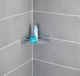 Угловая полка Wenko Milano 31,5 х 6 х 22,5 см, сталь, хром - изображение 5