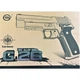 Игрушечный пистолет на пульках "Sig Sauer 226" Galaxy G26 Металл, черный - изображение 2