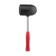 Киянка Intertool 90мм 1250г чорна гума металева ручка HT-0228 - зображення 5