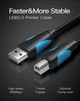 Кабель для принтера Vention USB A Male - B Male Print 2 м (VAS-A16-B200) - изображение 2