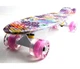 Пенни борд Penny Board Fish Skateboards 22" Graffity ABEC-7 со светящимися колесами - изображение 3