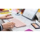 Клавіатура Logitech K380 Multi-Device Bluetooth Rose (920-010569) - зображення 2