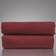 Простынь Home me Хлопок перкаль Basic Буро-красная 240х260 - изображение 4