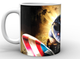 Кружка GeekLand белая Captain America Капитан Америка щит CA.02.059 - изображение 3