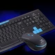 Беспроводная клавиатура игровая + мышка комплект HK3800 Чёрная с влагозащитой - клава для игр компьютера ПК и ноутбука на батарейках - изображение 6