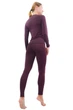 Термокофта женская лёгкая JIBER Soft Thermal, бордовая S - изображение 5