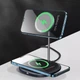Зарядний комплекс Baseus Swan 2in1 Magnetic (бездротовий магнітний стенд для Apple 12 7.5W та майданчик 10W/7.5W/5W) з мережним адаптером та кабелем Type-C 3A - зображення 9