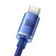USB кабель с разъемом Type-C Baseus Crystal Shine Series Type-C (100W, 2m). Blue - изображение 2