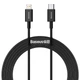 USB кабель для iPhone Type C на Lightning BASEUS Superior Series Fast Charging Data Cable (2m, 20W, PD 2.0, 480 Mbps). Black - зображення 6