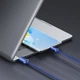 USB кабель с разъемом Type-C Baseus Crystal Shine Series Type-C (100W, 2m). Blue - изображение 4