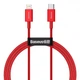 USB кабель для iPhone Type C на Lightning BASEUS Superior Series Fast Charging Data Cable (1m, 20W, PD 2.0, 480 Mbps). Red - зображення 6