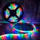 Світлодіодна стрічка гнучка для фонового підсвічування телевізора USB Bluetooth RGB 2835 15 метрів - зображення 4